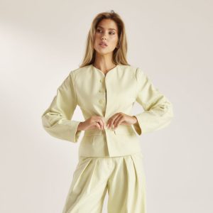 Structured Jacket - Buttermilk