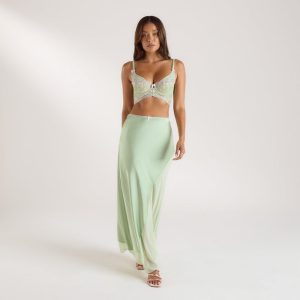 Elyssia Longline Bra (Set) - Green