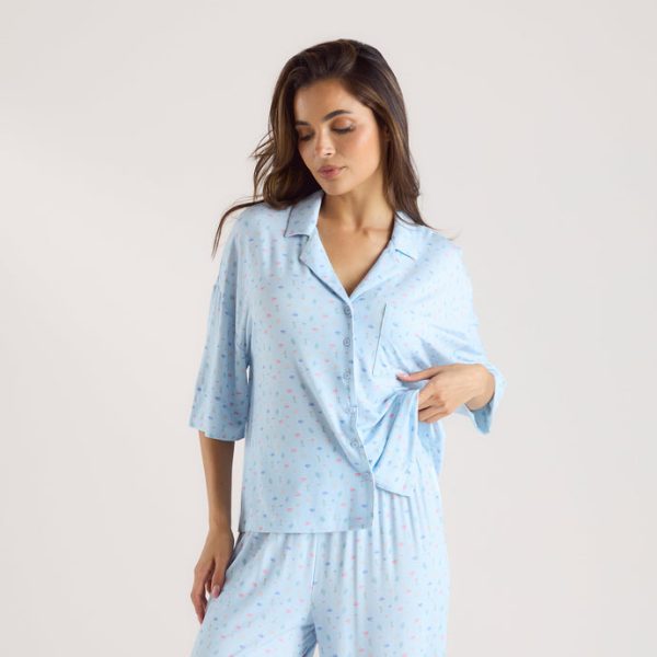 2.BlueFloralModalShortSleevePyjamaShirt-Leidy_690x-4 2.BlueFloralModalShortSleevePyjamaShirt-Leidy_690x-4